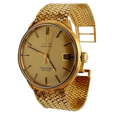 omega gold watches vintage|vintage omega watches price list.